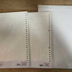 ルーズリーフ　コピー用紙 クリップ ブックエンド　　の画像
