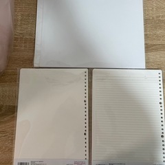 ルーズリーフ　コピー用紙 クリップ ブックエンド　　の画像