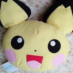 ポケモン 一番くじA賞 ピチュー ギザみみピチュークッションの画像