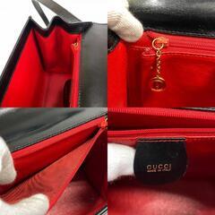 グッチ GUCCI ハンドバッグ レディロック ブラックの画像