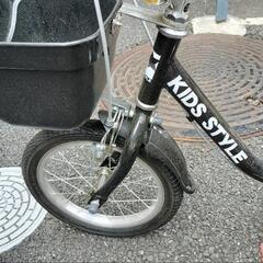 子供用14インチ　自転車　補助輪付きの画像