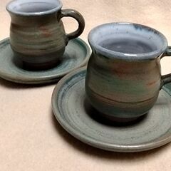 カップ&ソーサー 2客組(未使用品)の画像