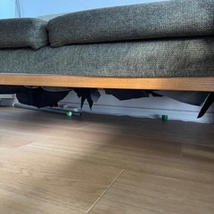 無料✨ニトリ ダイニングテーブル＆L字ソファセット（70×120）美品＆大型！の画像