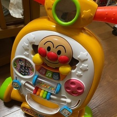 【美品】アンパンマン　乗っておして　へんしんウォーカー　押しぐるまの画像