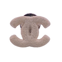 シャネル CHANEL ブローチ ココマーク コメ有 03A ピンブローチ ホワイトの画像