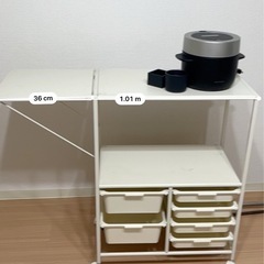 キッチンラックワゴン（動きます）の画像