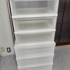 プラスチックケース2個セットの画像