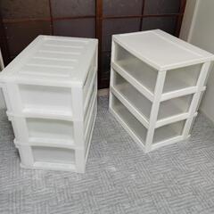 プラスチックケース2個セットの画像