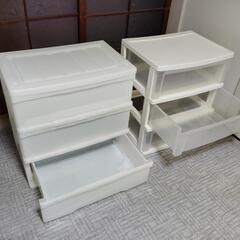 プラスチックケース2個セットの画像