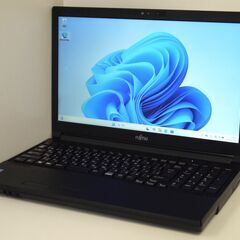 富士通 Windows11 15.6型ノートPC SSD + W...