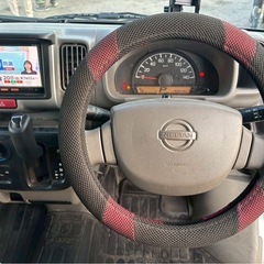 H29年式 日産 NV100クリッパーバン DXハイルーフ★総額24.8万円★車検令和9年2月まで 即日納車可能！機関良好 ナビ TV ETC 5AGS！燃費良い軽バン エアコンバッチリ！の画像