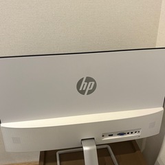 HP 23.8型　モニター　スピーカー内蔵　ホワイト　白の画像