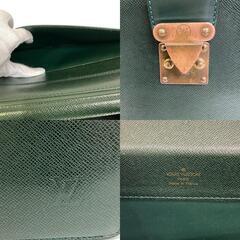 ルイヴィトン LOUIS VUITTON ビジネスバッグ タイガ ウラル ブリーフケース M30024 グリーンの画像