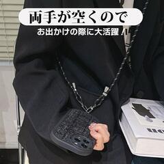 スマホストラップ ショルダーストラップ 肩掛けストラップ 紫 青の画像