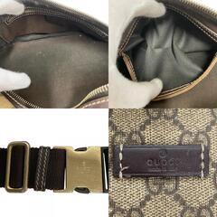 グッチ GUCCI ボディバッグ GGストリーム ウエストポーチ 233268 ブラウンの画像
