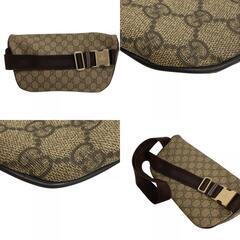 グッチ GUCCI ボディバッグ GGストリーム ウエストポーチ 233268 ブラウンの画像