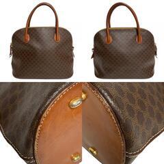 セリーヌ CELINE ハンドバッグ マカダム 2way ブラウンの画像