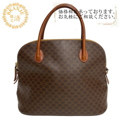 セリーヌ CELINE ハンドバッグ マカダム 2way ブラウン