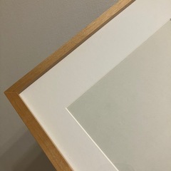 額縁　木地　八切りサイズの画像