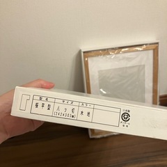 額縁　木地　八切りサイズの画像