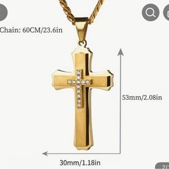 新品十字架ネックレス  の画像