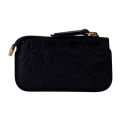 グッチ GUCCI コインケース GG シマ キーリング 447964 ブラックの画像