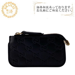 グッチ GUCCI コインケース GG シマ キーリング 447...
