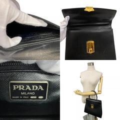 プラダ PRADA ハンドバッグ ブラックの画像