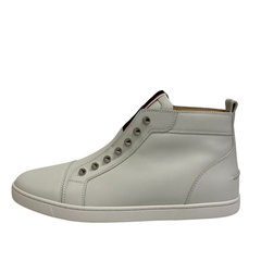 クリスチャンルブタン Christian Louboutin スニーカー スタッズ ハイカット ホワイトの画像