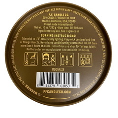 ピーエフ・キャンドル P.F.CANDLE インテリア 10OZ MOONRISE キャンドル ホワイトの画像