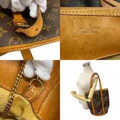 ルイヴィトン LOUIS VUITTON ショルダーバッグ モノグラム バケットGM M42236 ブラウンの画像