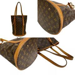 ルイヴィトン LOUIS VUITTON ショルダーバッグ モノグラム バケットGM M42236 ブラウンの画像