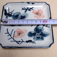 銘々皿 5枚組(梅の柄)の画像
