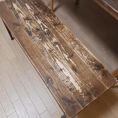 ダイニングテーブル　長椅子　チェア　セットの画像