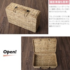 【掲載終了予定】美品🌷︎カゴトランク 定価10450円の画像