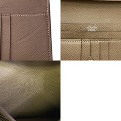 エルメス HERMES 二つ折り財布 ベアンコンパクト エトゥープの画像