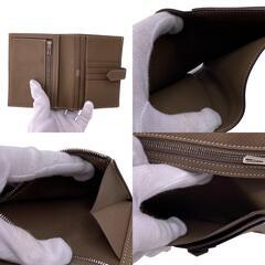 エルメス HERMES 二つ折り財布 ベアンコンパクト エトゥープの画像