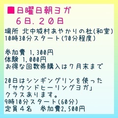 【北中城村】癒しのサウンドヒーリングヨガの画像