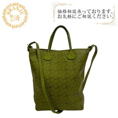セリーヌ CELINE トートバッグ サルキー2WAYバッグ グリーン