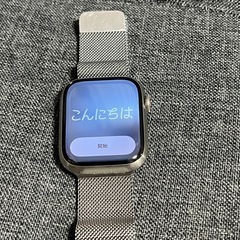 極美品　Apple watch 7 GPS+セルラーモデル　45mm チタニウムの画像