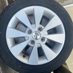スズキ ワゴンR 純正タイヤホイール4本セットの画像