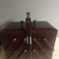 裁縫　針箱　ソーイングBOXの画像