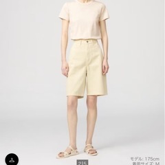 ユニクロ UNIQLO Tシャツ クルーネック ホワイトの画像