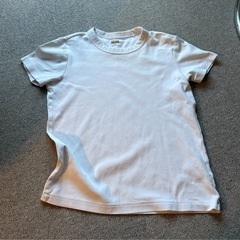 ユニクロ UNIQLO Tシャツ クルーネック ホワイトの画像