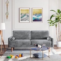新品未使用　3人がけソファ　組立楽々　の画像