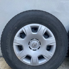4本セット-200系ハイエース純正ホイール冬タイヤ195／80R15の画像