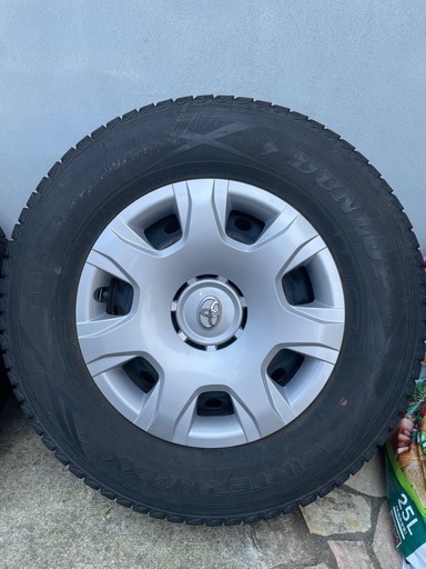 4本セット-200系ハイエース純正ホイール冬タイヤ195／80R15