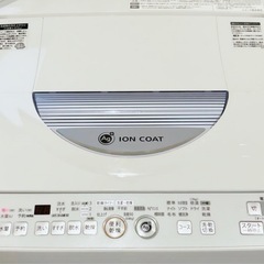 (送料無料) 洗濯・乾燥機 洗5.5kg 乾3kg 温風で完全に乾かす SHARP Ag+イオン ④の画像
