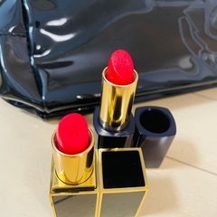 TOM FORD リップスティック2本セット 花柄ポーチ4点セットの画像