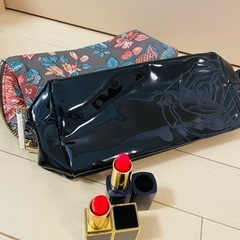 TOM FORD リップスティック2本セット 花柄ポーチ4点セットの画像